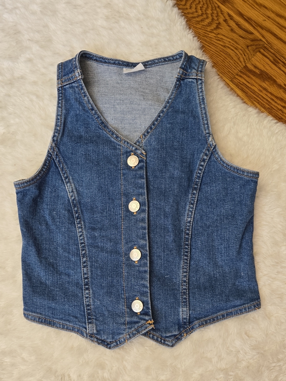 Abercrombie Kids Denim Vest, Girls Size 9/10